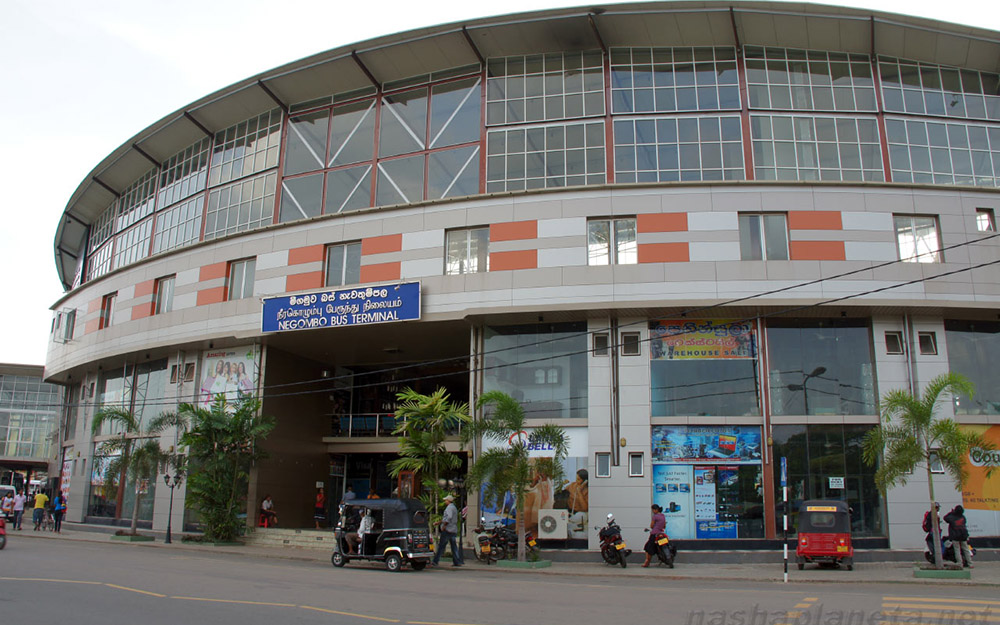 Negombo bus terminal a gateway to Sri Lanka